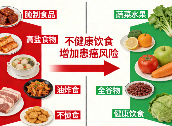 这5种癌症与饮食不当有关，当心癌从口入！