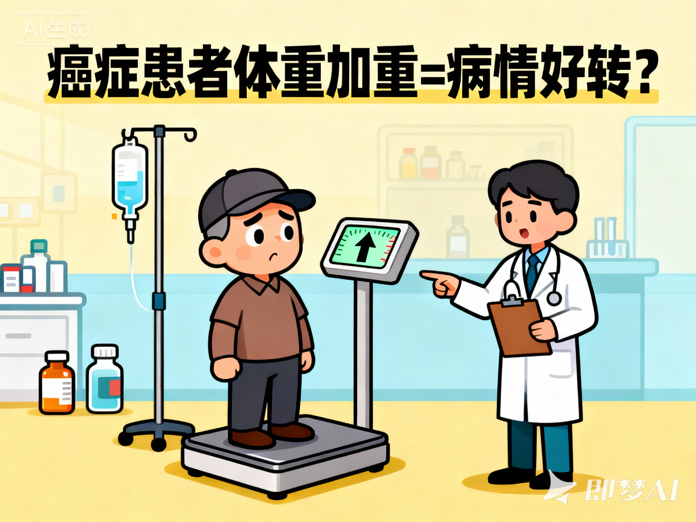 癌症患者体重加重=病情好转？先分清这3种情况再高兴