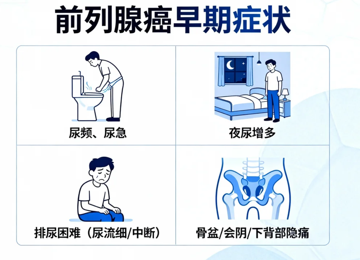 前列腺癌&ldquo;发现即晚期&rdquo;？这4个早期信号，很多人都忽略了！